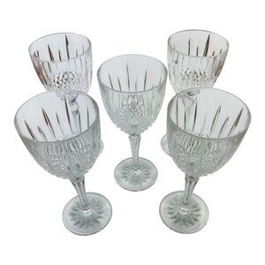 Cristal DArques-Durand Constance Plain Wine Glasses Set Of 5